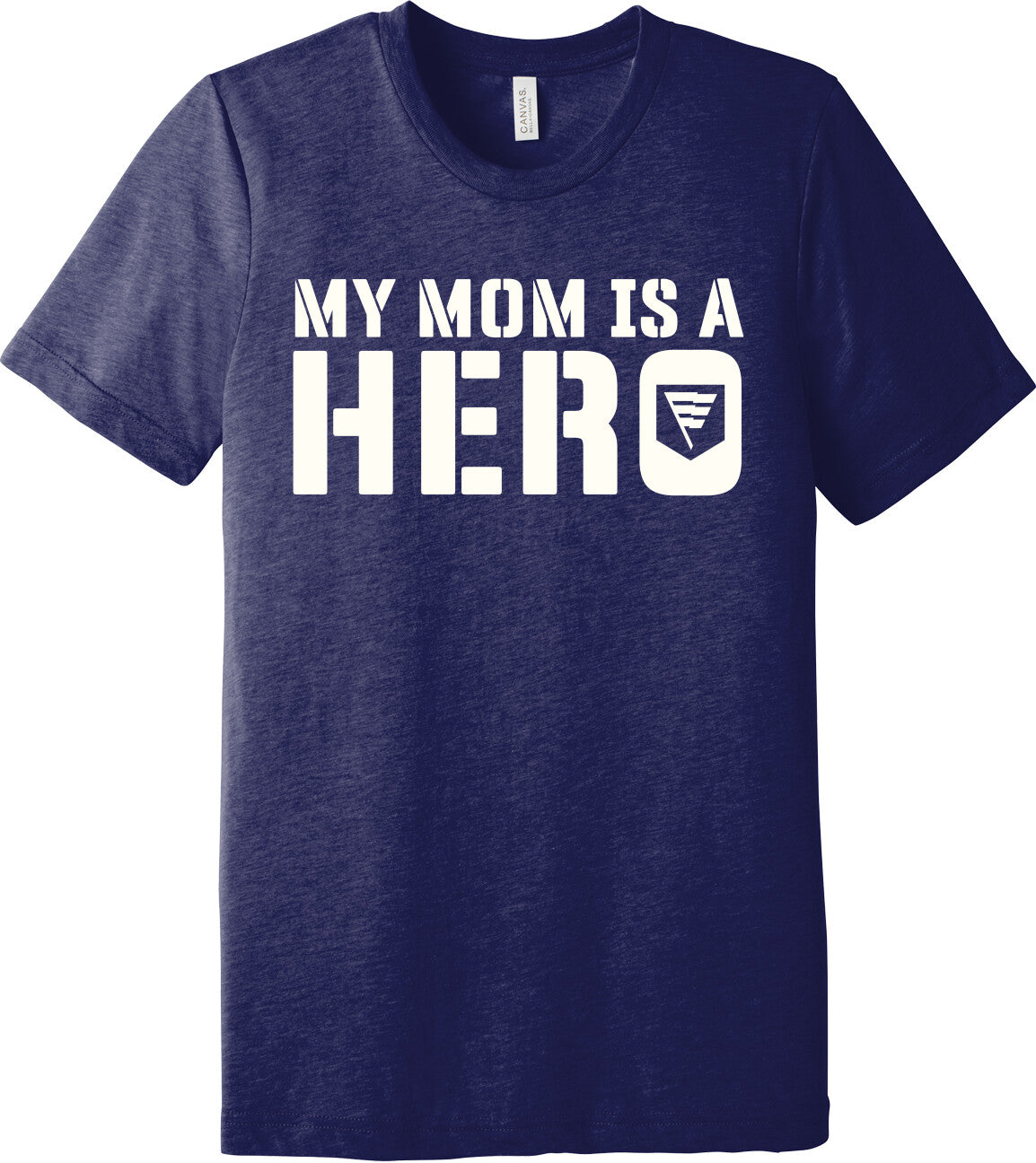 Emblem Comfort Unisex Triblend SS Tee - My Mom is a Hero