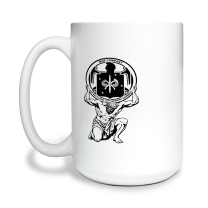 War company ATLUS PLT 15 oz White Ceramic Mug - a2Wr35