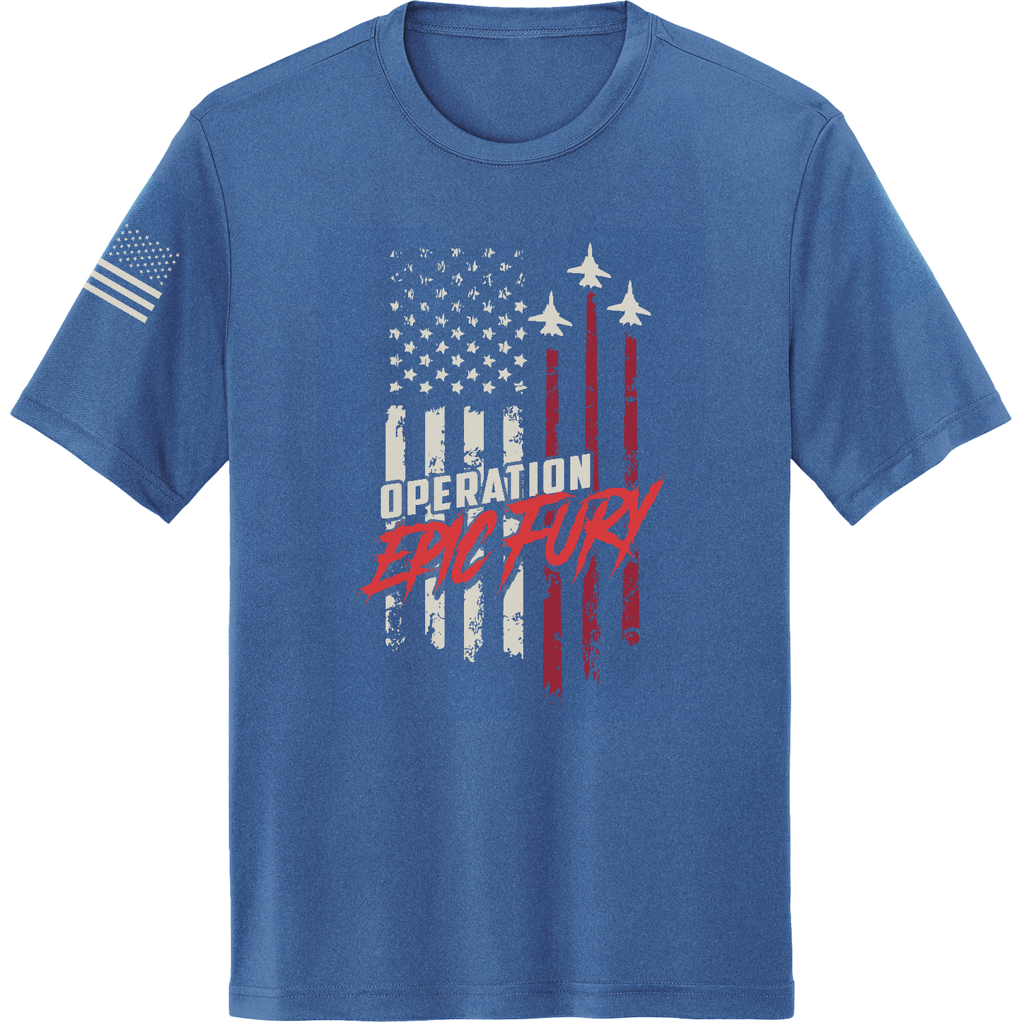 CUSTOM Operation Epic Fury Hi-Tech SS Performance Tee - Flag
