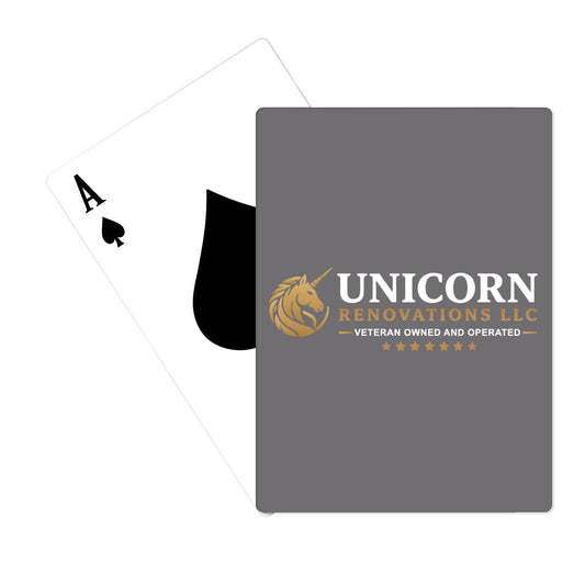 Unicorn Renovations LLC Playing Cards - amuct3