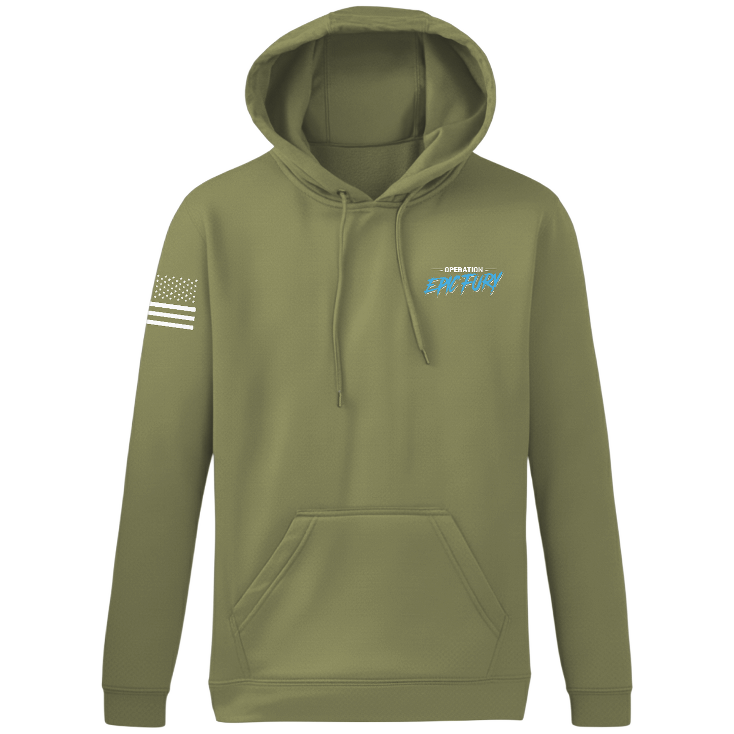Operation Epic Fury Hi-Tech Performance Hoodie - Blueprint