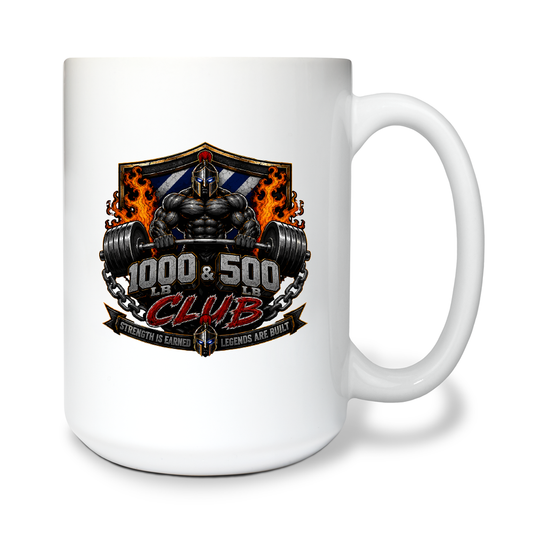 HHC, DSTB, 3DSB 15 oz White Ceramic Mug - X3shyY