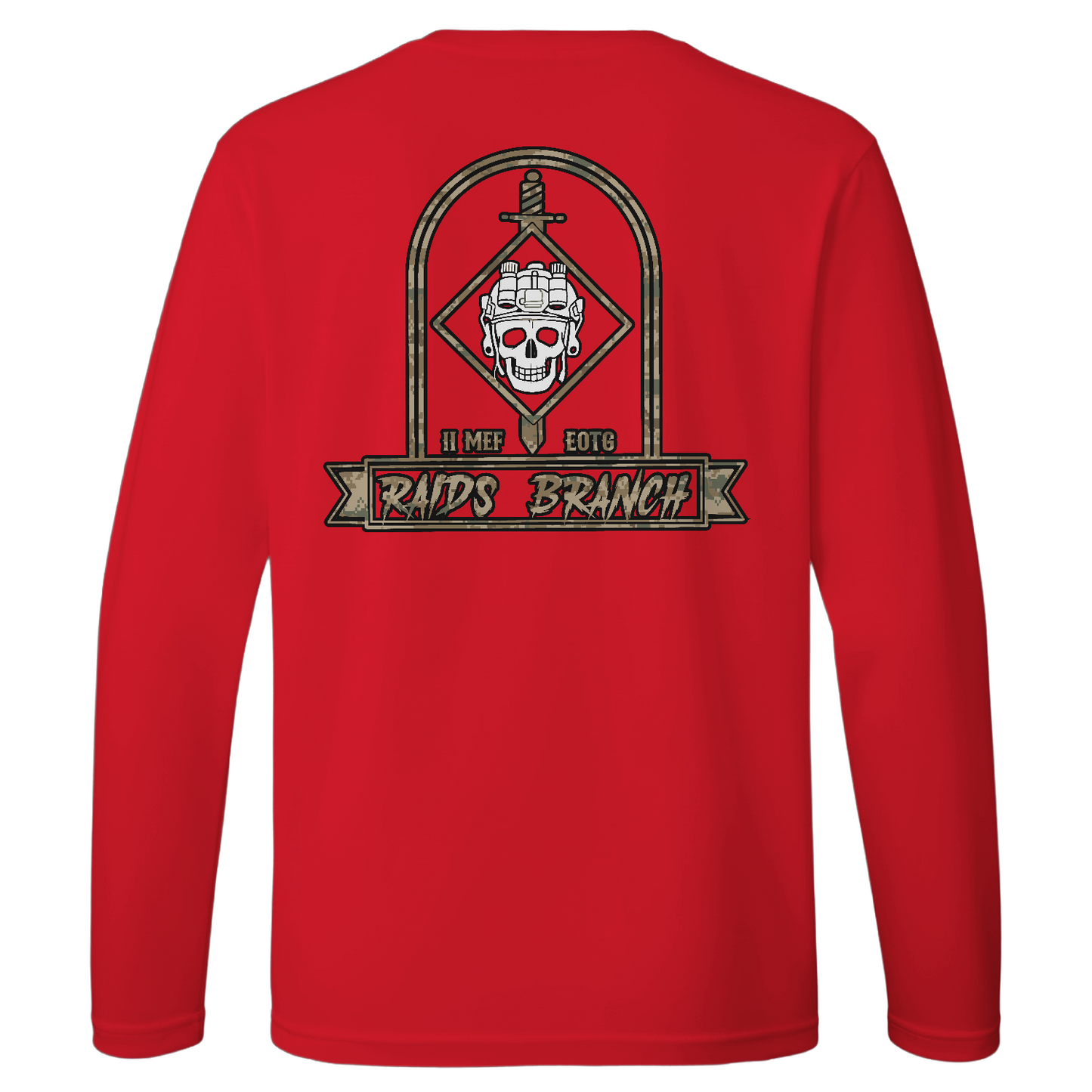II MEF EOTG, Amphibious Raids Branch Hi-Tech LS Performance Tee - 9T3JPV