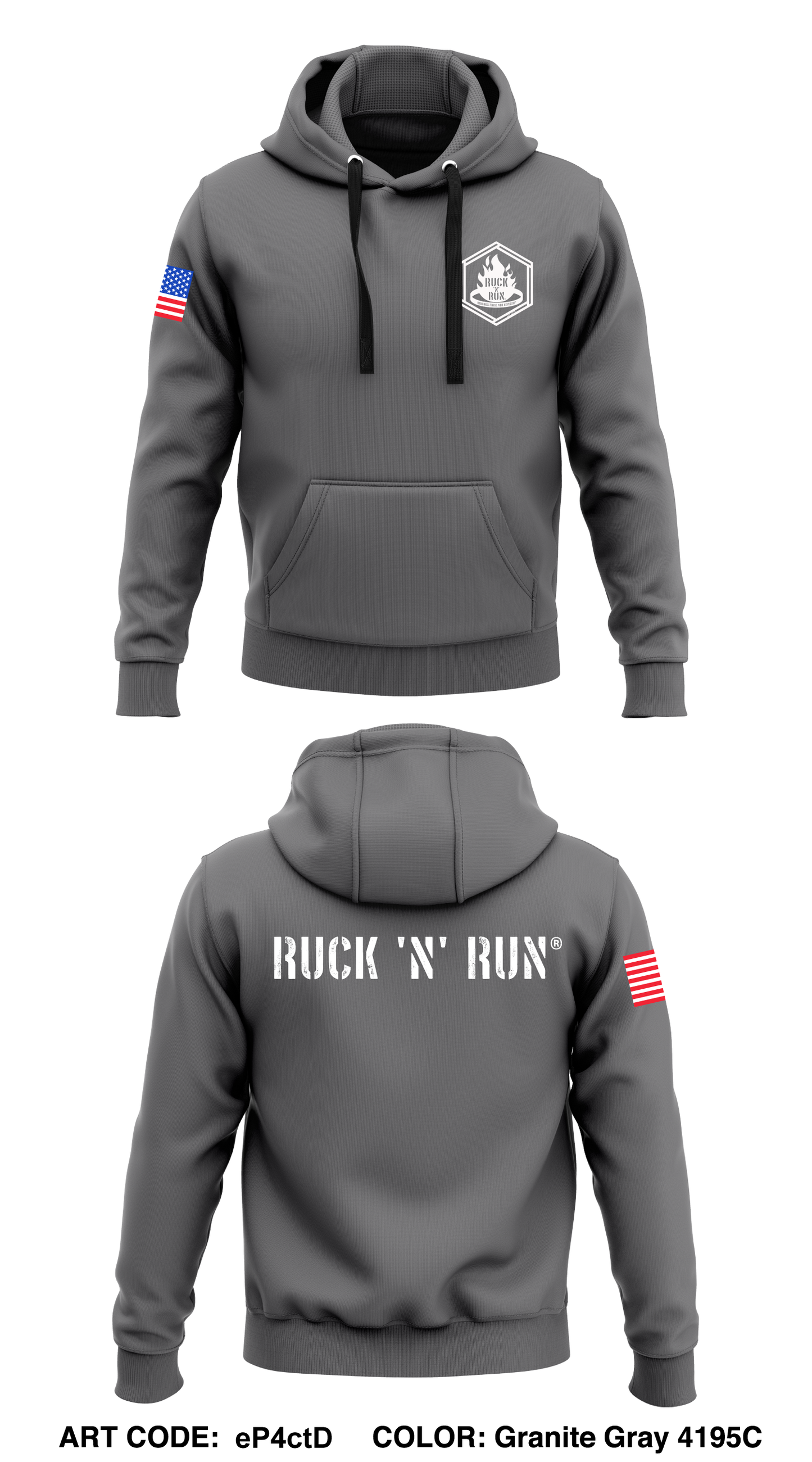 Ruck 'N' Run® Store 1 Core Men's Hooded Performance Sweatshirt - eP4ctD