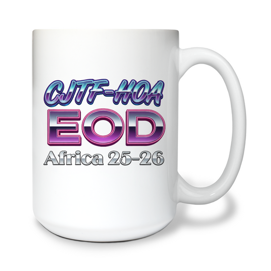 HOA-EOD 15 oz White Ceramic Mug - crpfo9