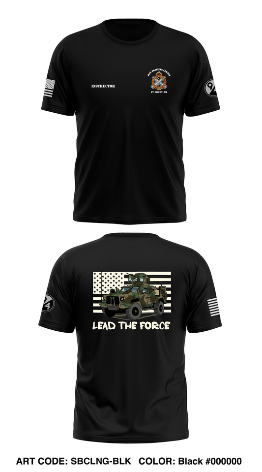 JLTV Training Center Store 1 Core Men's SS Performance Tee - SBCLNG-BLK