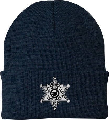 Carroll County Sheriff's Office Embroidered Beanie - CCSBAW