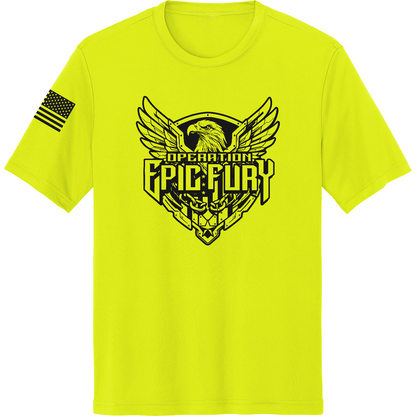 CUSTOM Operation Epic Fury Hi-Tech SS Performance Tee - Eagle
