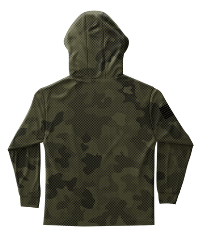 Core Men's Hooded Performance Sweatshirt - Original Camo - OD