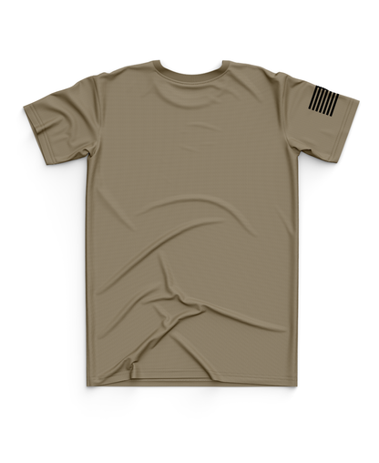 Core Men's SS Performance Tee - Original - Tan499/Black