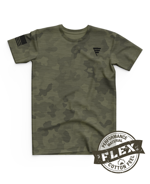 Camouflage Men's Military Tactical T-Shirt (US XL) / United States