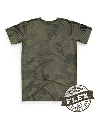 Core Men's SS Flex Performance Tee - Original Camo - OD