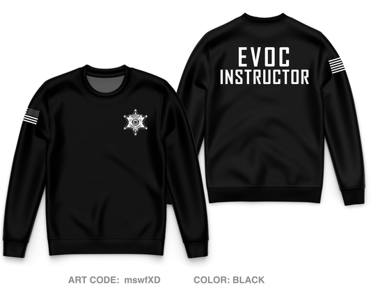 Carroll County Sheriff's Office Core Men's Crewneck Performance Sweatshirt - mswfXD