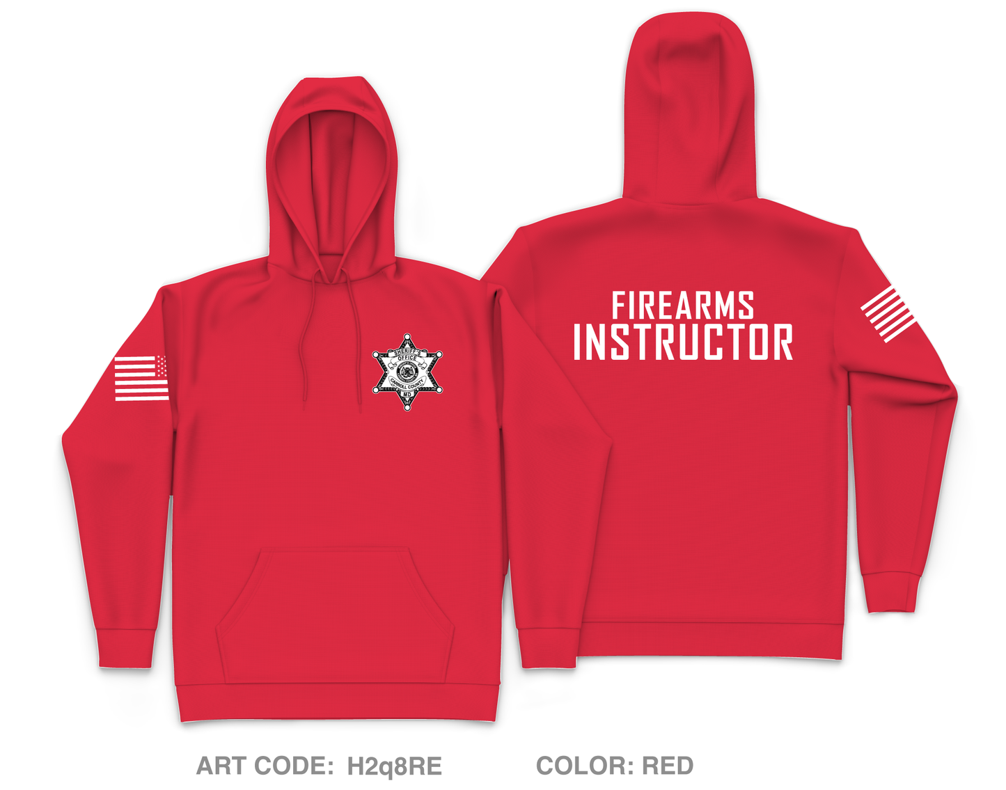 Carroll County Sheriff's Office Core Men's Hooded Performance Sweatshirt - H2q8RE