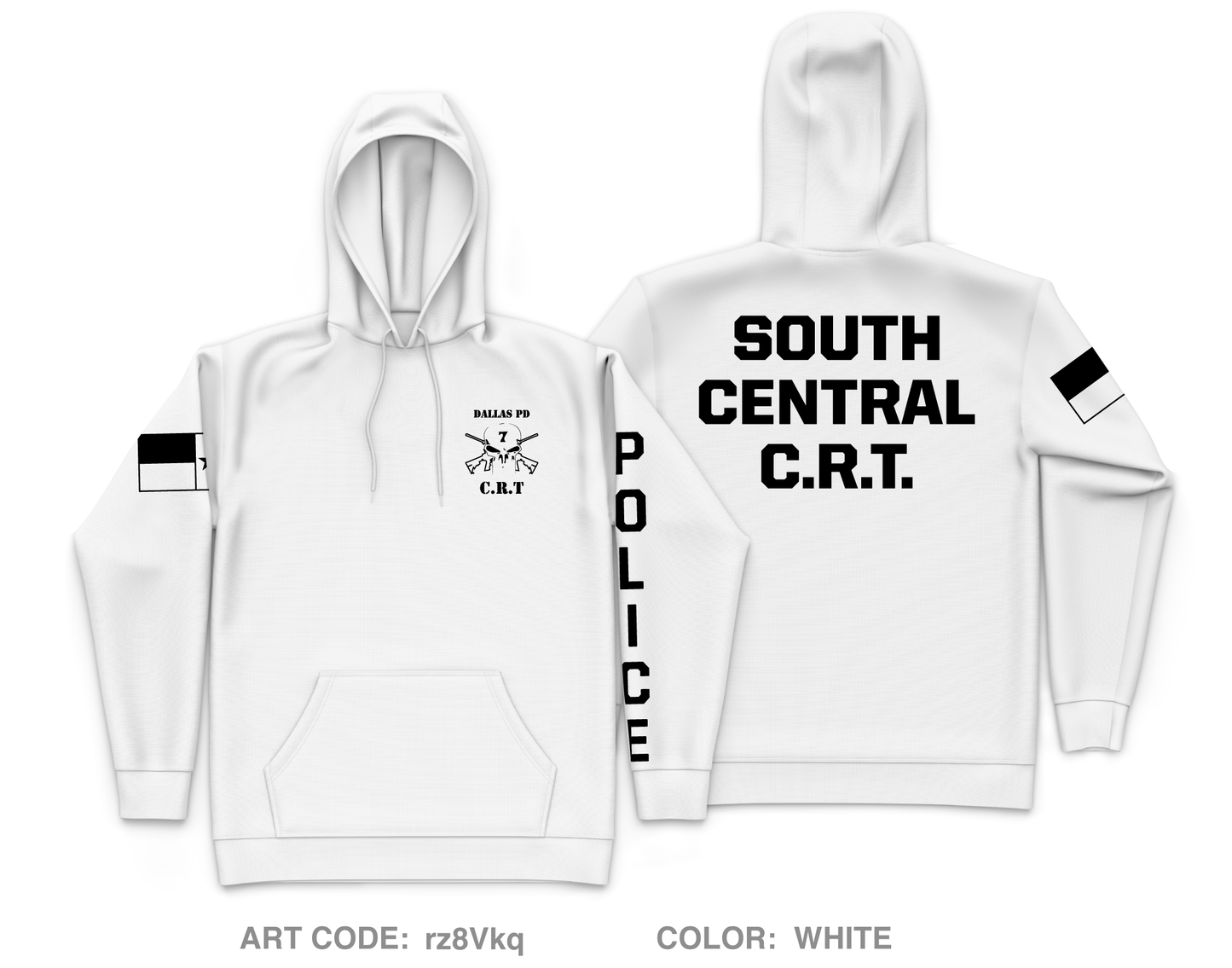 Dallas PD Store 1 Core Men's Hooded Performance Sweatshirt - rz8Vkq