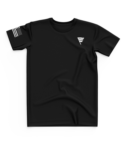 Core Men's SS Performance Tee - Original - Black/White