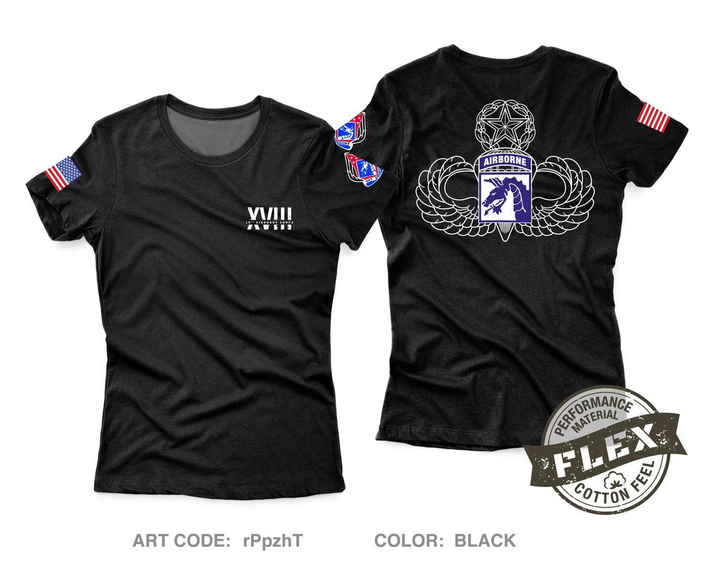 XVIII Airborne Corps OSJA Core Women's SS Flex Performance Tee - rPpzhT