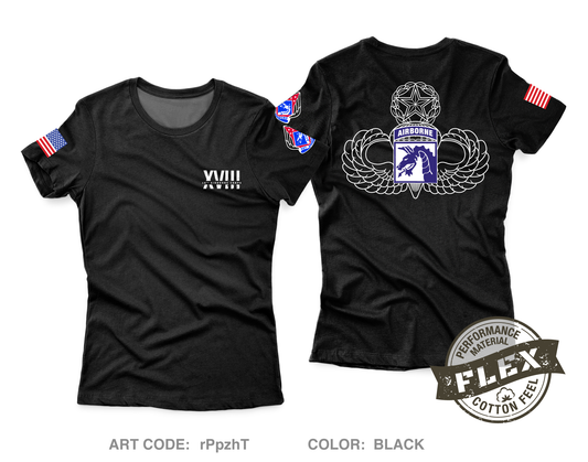 XVIII Airborne Corps OSJA Core Women's SS Flex Performance Tee - rPpzhT