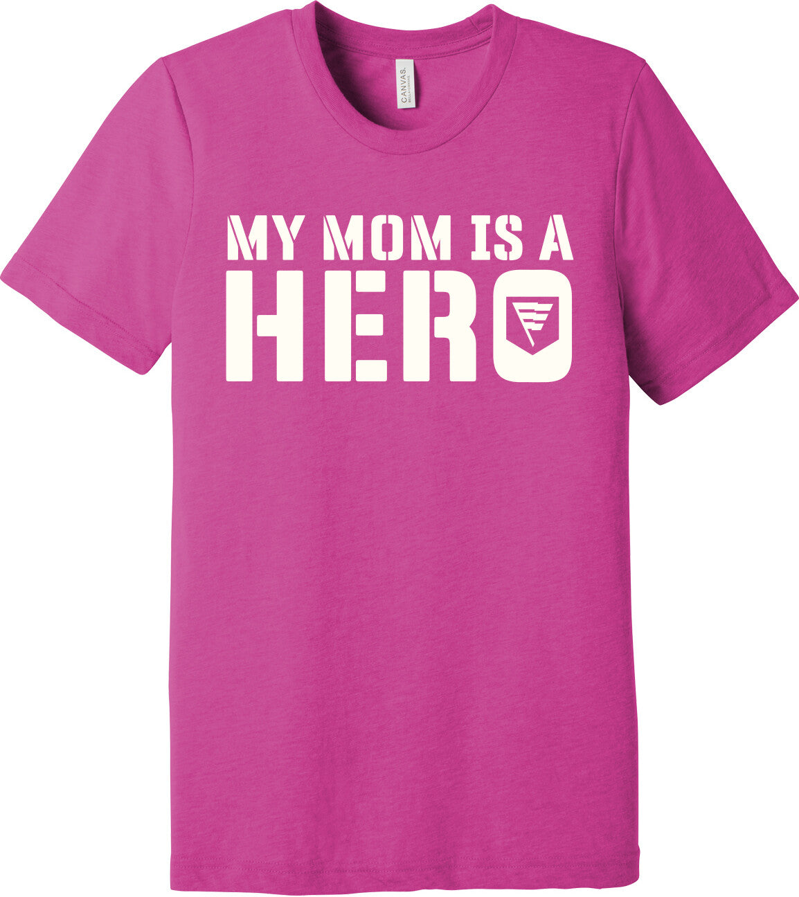 Emblem Comfort Unisex Triblend SS Tee - My Mom is a Hero