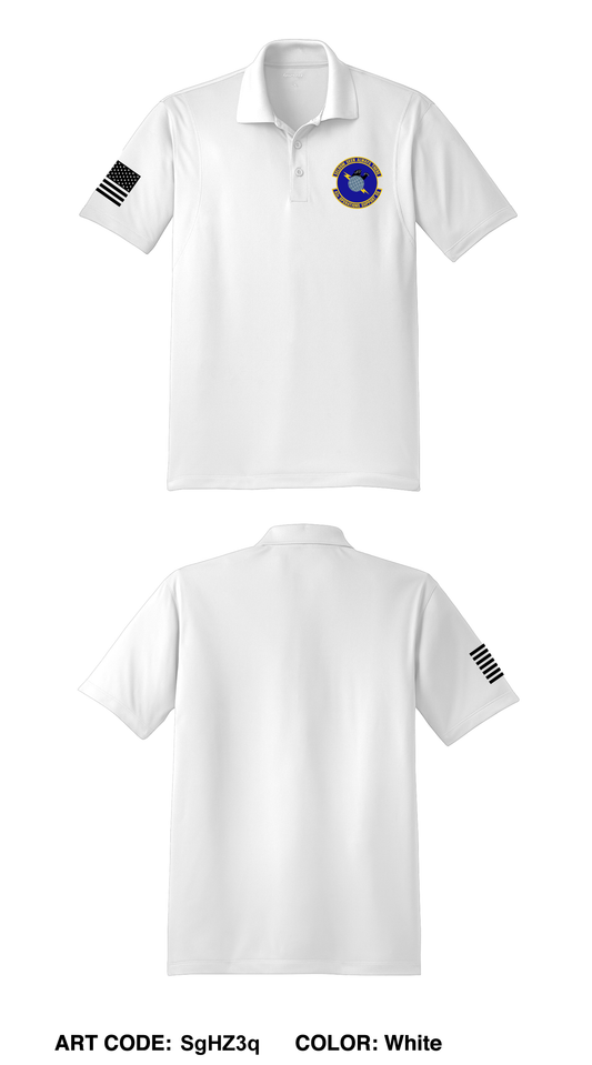 43rd Operations Support Squadron Core Men's SS Performance Polo - SgHZ3q
