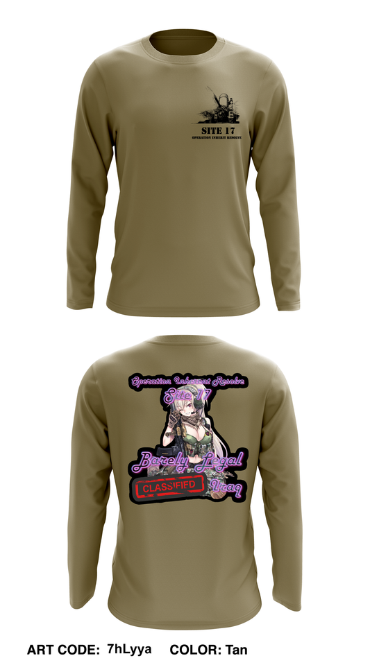 Site 17, C-RAM Core Men's LS Performance Tee - 7hLyya