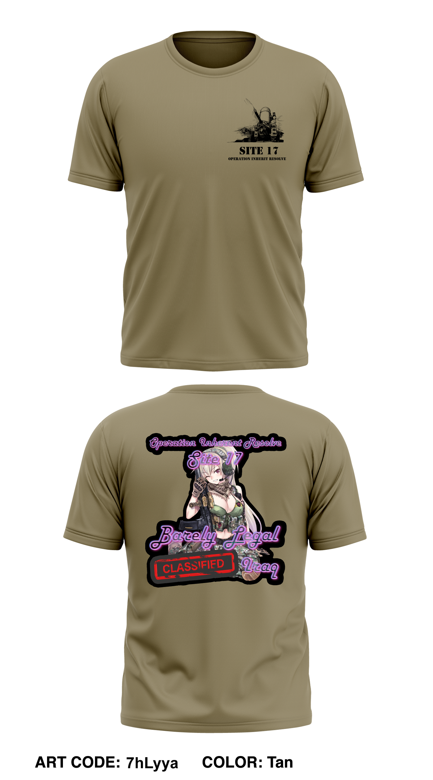 Site 17, C-RAM Core Men's SS Performance Tee - 7hLyya