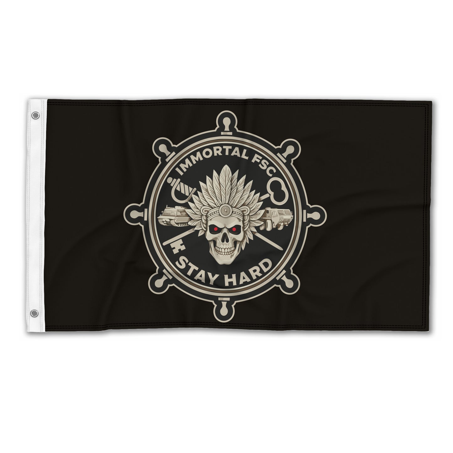 1-16 IN BN 3'x5' Wall Flag - FT3ePx