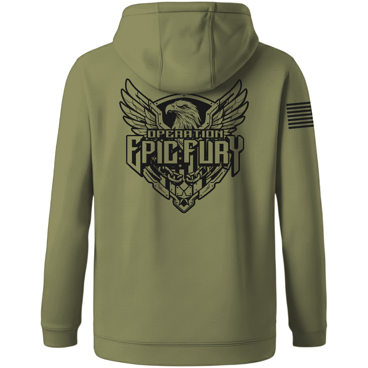 CUSTOM Operation Epic Fury Hi-Tech Performance Hoodie - Eagle