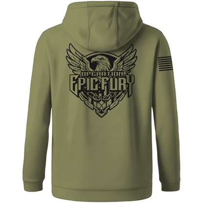 CUSTOM Operation Epic Fury Hi-Tech Performance Hoodie - Eagle
