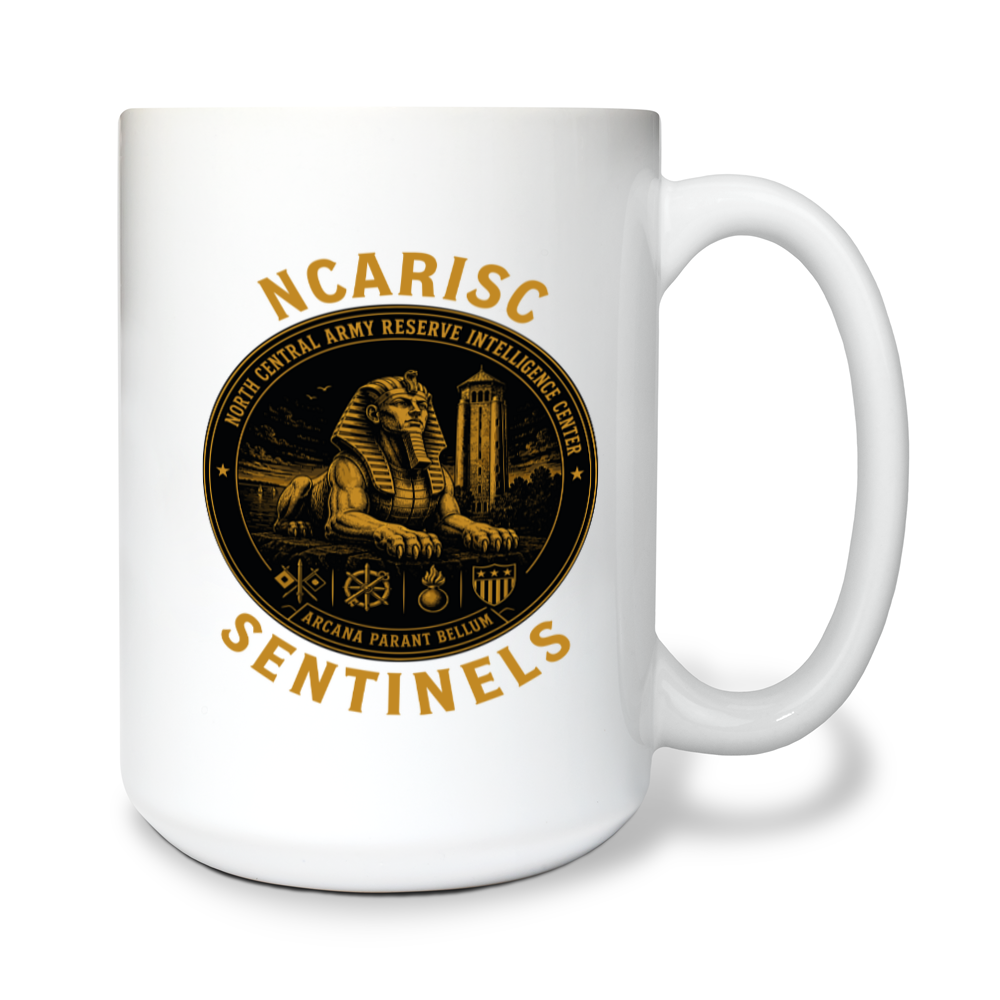 North Central Army Reserve Intelligence Support Center (NCARISC) Fundraising Collection 15 oz White Ceramic Mug - 79W49K