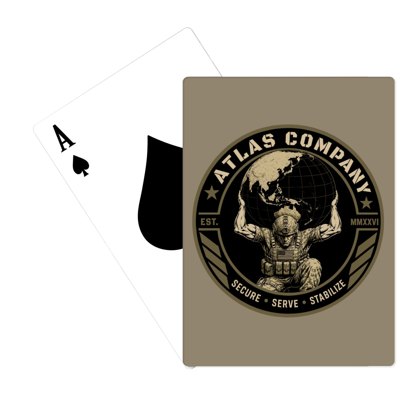 A Co 405th CA BN Playing Cards - 03jhcx