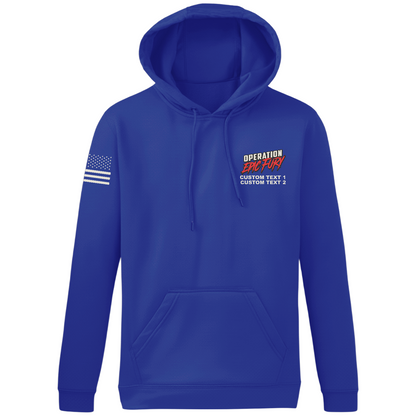 CUSTOM Operation Epic Fury Hi-Tech Performance Hoodie - Flag