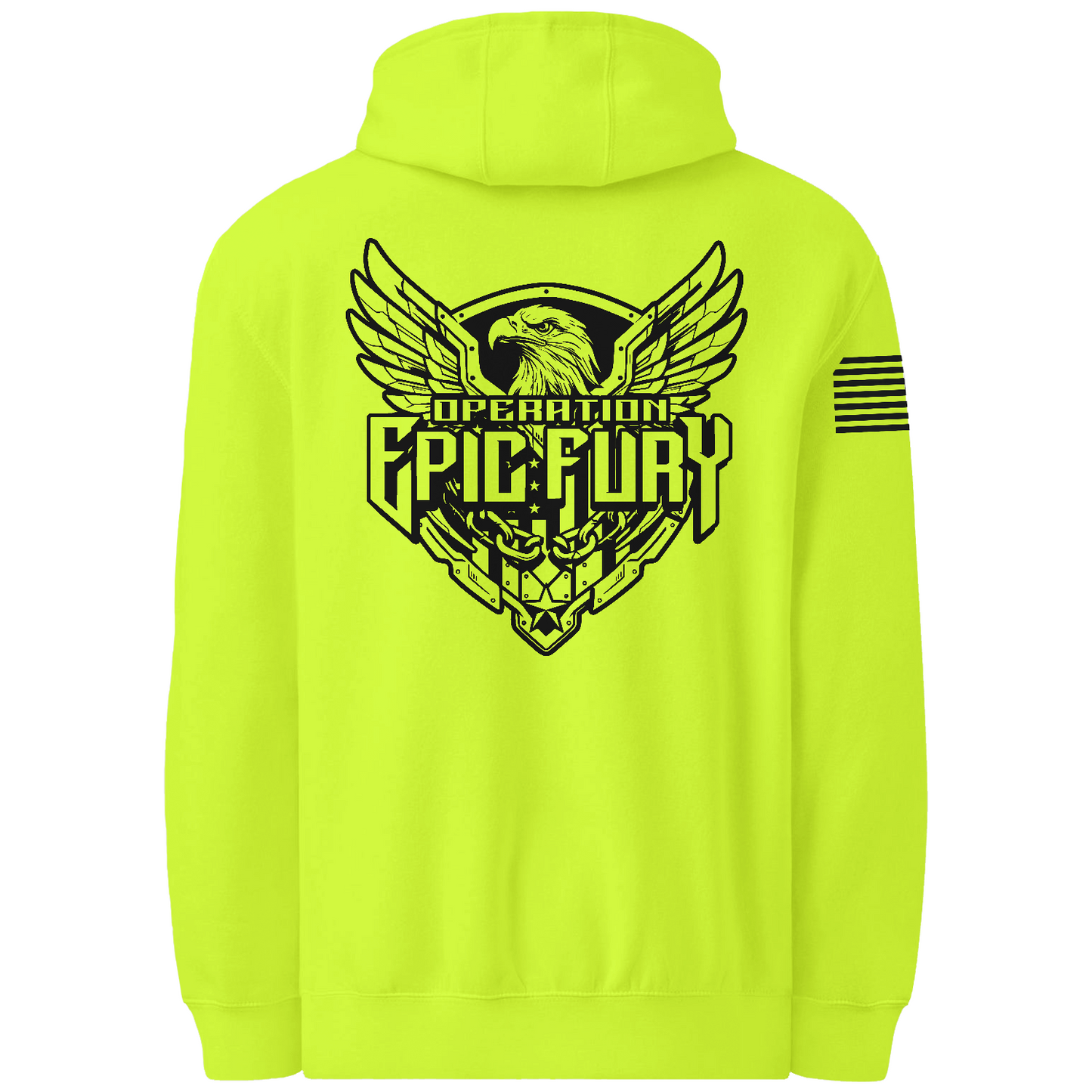 CUSTOM Operation Epic Fury Comfort Unisex Hooded Sweatshirt - Eagle
