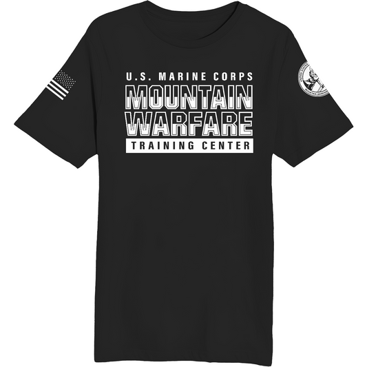 Marine Corps Mountain Warfare Training Center Comfort Unisex Cotton SS Tee - oACbrO