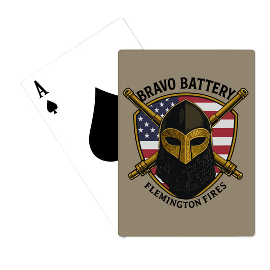 Bravo Battery 3-112 FA Fundraising Collection Playing Cards - eJCrjB