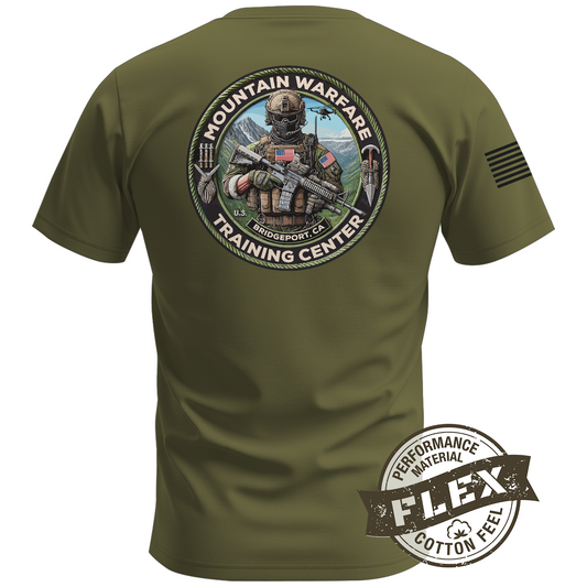 Marine Corps Mountain Warfare Training Center Core Men's SS Flex Performance Tee - s5qm5n