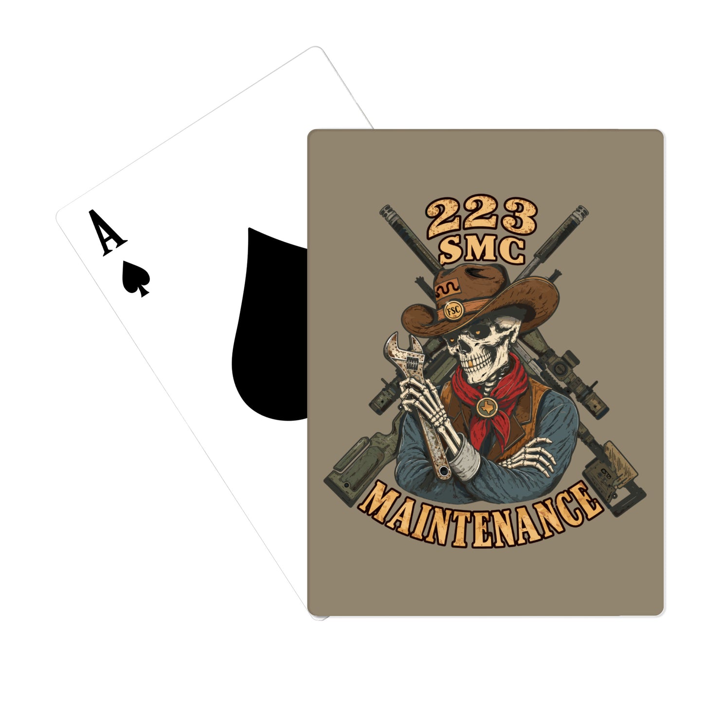 223rd Support Maintenance Company Playing Cards - XrXnRb