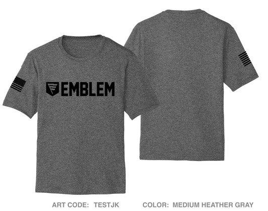 Emblem Test Collection Hi-Tech Unisex Performance SS Tee - TESTJK