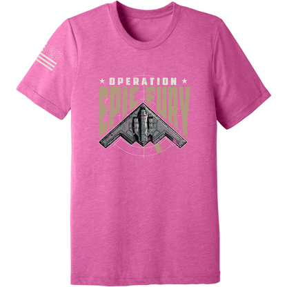Operation Epic Fury Comfort Unisex Triblend SS Tee - Stealth