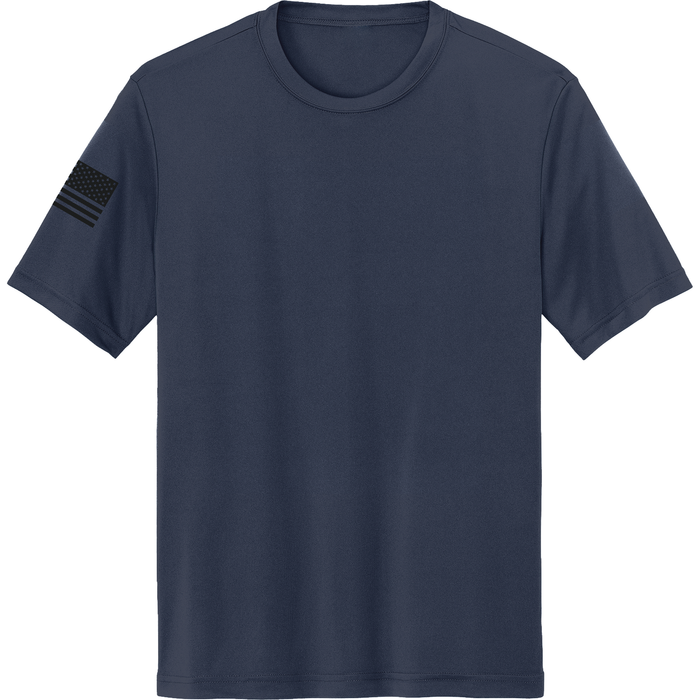 Emblem Basics Hi-Tech SS Performance Tee - Black Flag