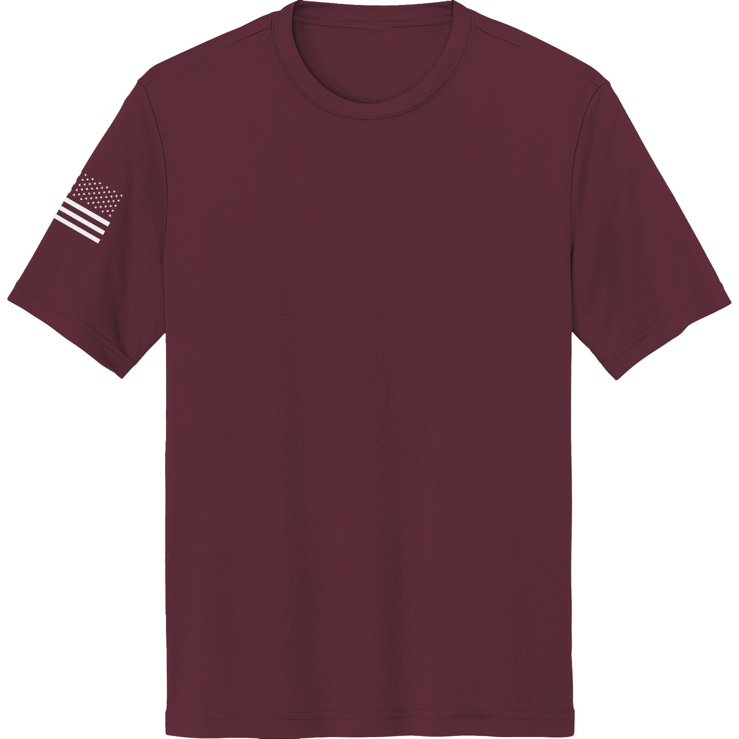 Emblem Basics Hi-Tech SS Performance Tee - White Flag
