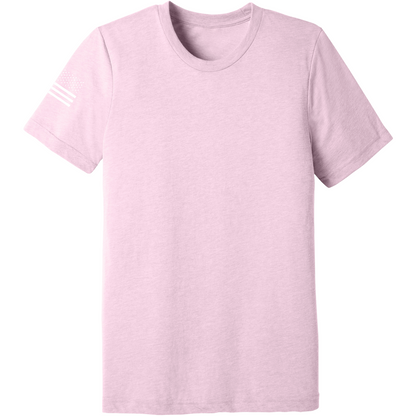 Emblem Basics Comfort Unisex Triblend SS Tee - White Flag