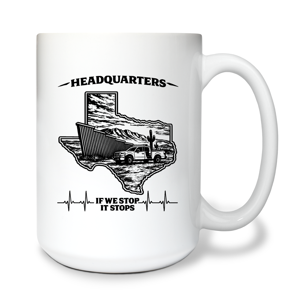 38th MP Co 15 oz White Ceramic Mug - tXwFTU