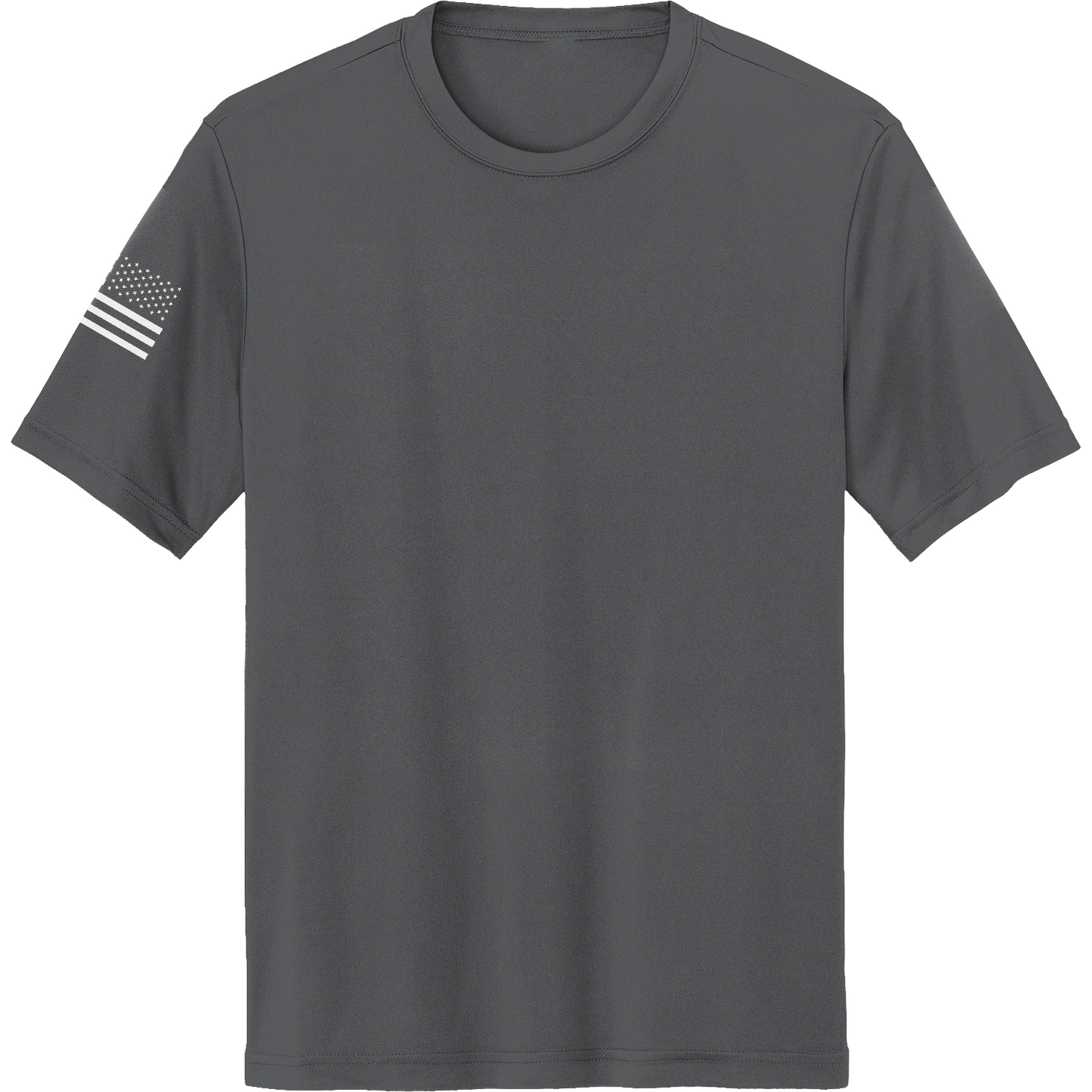 Emblem Basics Hi-Tech SS Performance Tee - White Flag