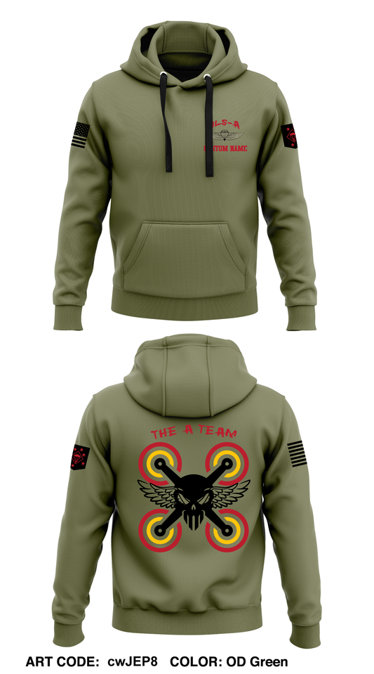 ULS-A  Core Men's Hooded Performance Sweatshirt - cwJEP8