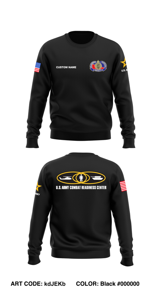 CUSTOM USACRC Core Men's Crewneck Performance Sweatshirt - kdJEKb