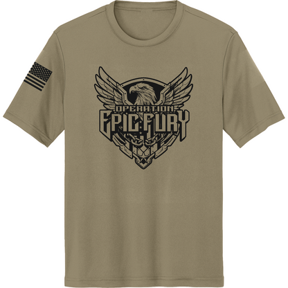 CUSTOM Operation Epic Fury Hi-Tech SS Performance Tee - Eagle