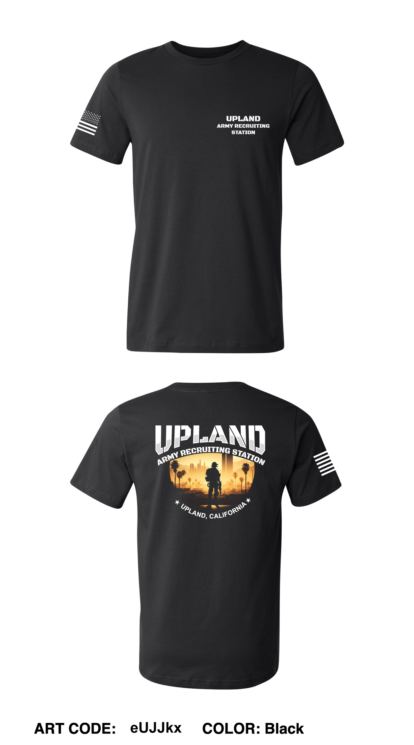 Upland Army Recruiting Station Comfort Unisex Cotton SS Tee - eUJJkx