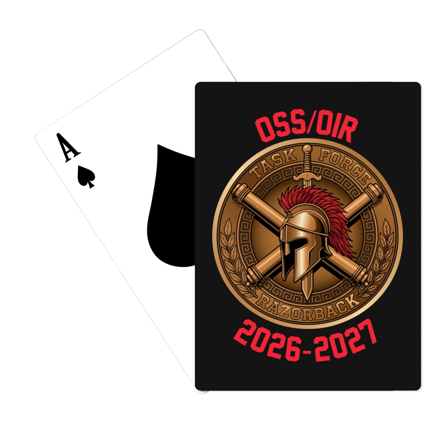 HHB 142nd Field Artillery Brigade Playing Cards - BGQtDz
