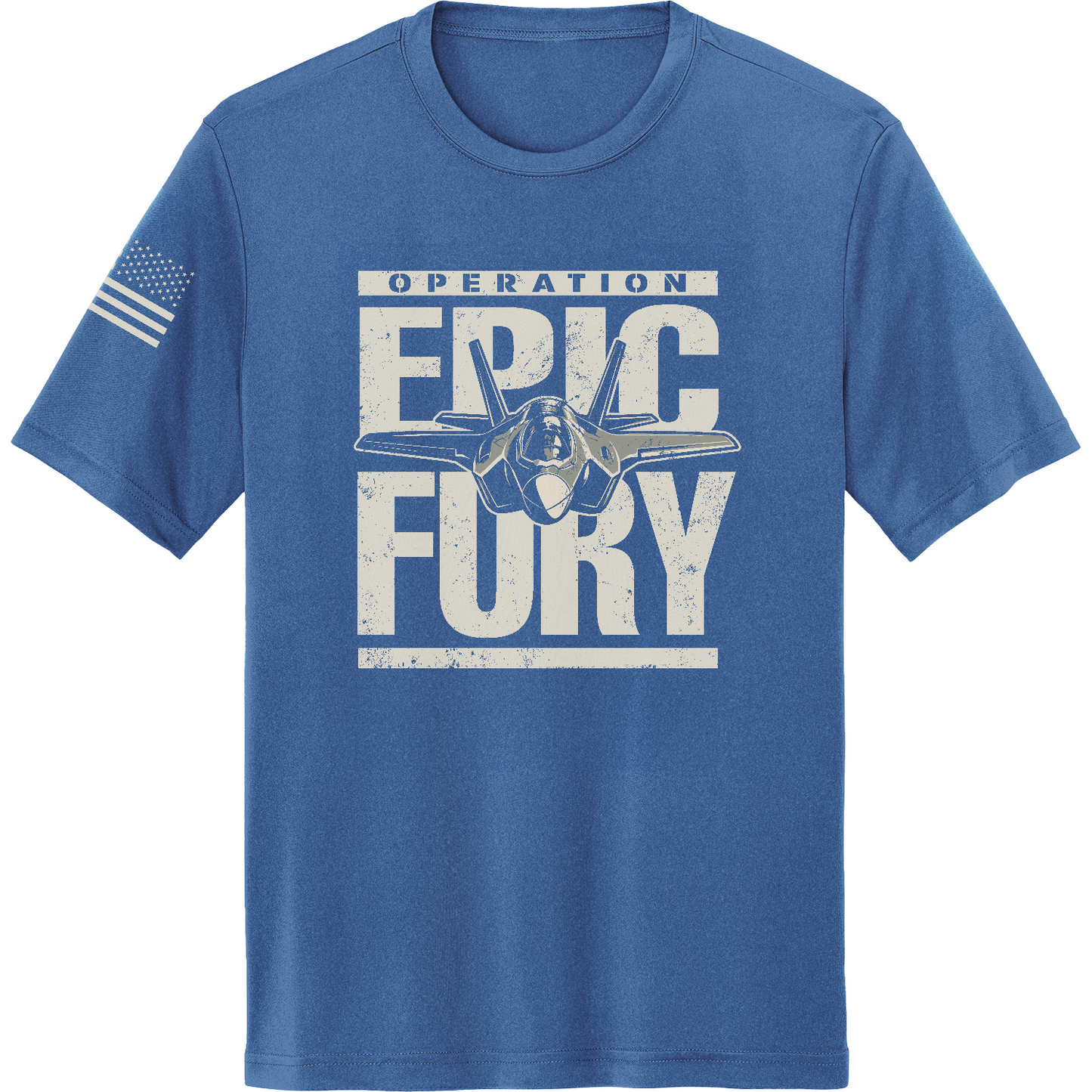 CUSTOM Operation Epic Fury Hi-Tech SS Performance Tee - Plane